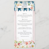 フラワーガーデンブライダルシャワーメニュー メニュー (正面)