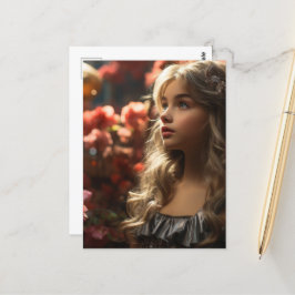 フラワーガーデンプリンセスガール ポストカード