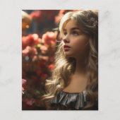 フラワーガーデンプリンセスガール ポストカード (正面)