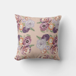 フラワーガーデンプリント装飾用クッション クッション