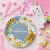 フラワーガーデンワイルドフラワーズ春ブライダルシャワー ペーパープレート (パーティー)