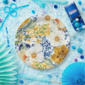 フラワーガーデンワイルドフラワーズ春ブライダルシャワー ペーパープレート (パーティー)