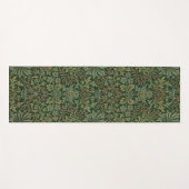 フラワーガーデンヴィンテージオーナメントイラストレーション ヨガマット (正面(横))