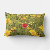フラワーガーデン付きキャピトラ ランバークッション (正面)