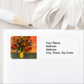 フラワーガーデン差出人住所ラベル ラベル (インサイチュ)