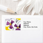 フラワーガーデン差出人住所ラベル ラベル (インサイチュ)