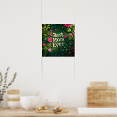 フラワーガーデン最高のマザーエバー ポスター (キッチン)