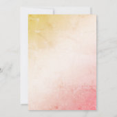 フラワーガーデン結婚式招待状 招待状 (裏面)