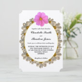 フラワーガーデン結婚式招待状 招待状 (スタンド正面)