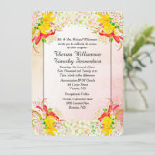 フラワーガーデン結婚式招待状 招待状 (スタンド正面)