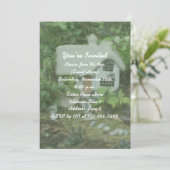 フラワーガーデン絵を描コテージパーティー 招待状 (スタンド正面)