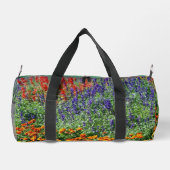 フラワーガーデン絵画ズパーソナライズされた ダッフルバッグ (裏面)