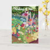 フラワーガーデン考えるズ・オブ・ユー・カード カード (黄色い花)