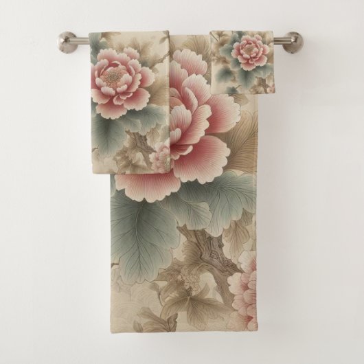 フラワーガーデン15バスタオル バスタオルセット (インサイチュ)