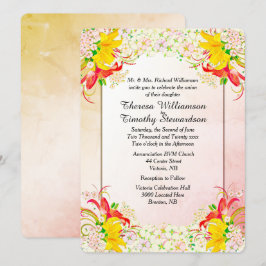 フラワーガーデン ウェディング招待状 招待状