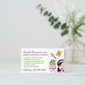 フラワーガーデン デコ フローリスト 名刺 (スタンド正面)