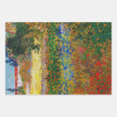 フラワーガーデン，ファンゴッホ ラッピングペーパーシート (正面3)