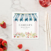 フラワーガーデン ブライダルシャワー ご招待 スタンダードカクテルナプキン (インサイチュ)