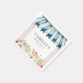 フラワーガーデン ブライダルシャワー ご招待 スタンダードカクテルナプキン (角)