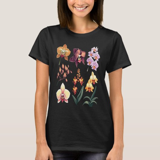 フラワーガーデン 可愛い花 フロリスト 母 Tシャツ (正面)