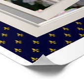 フラワーガーデン、開いた窓、ダリアス ポスター (角)