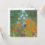 フラワーガーデン(by Gustavクリムト) カード (正面/裏面インサイチュ)