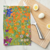 フラワーガーデン | Gustavクリムト キッチンタオル (四つ折り)