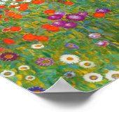 フラワーガーデン | Gustavクリムト ポスター (角)