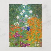 フラワーガーデン | Gustavクリムト ポストカード (正面)