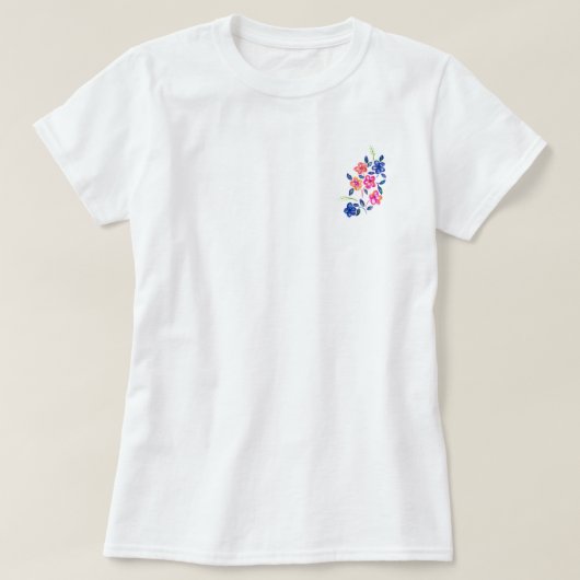 フラワーガーデン Tシャツ (デザイン正面)