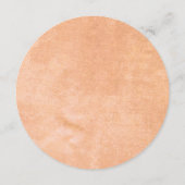 フラワーガーベラオン抽象芸術結婚ピーチ メニュー (裏面)