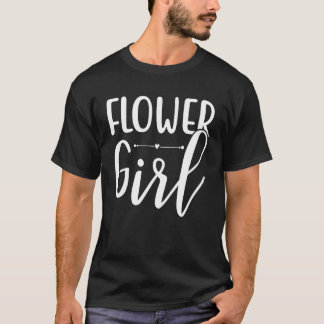 フラワーガールお揃いバチェラー・パーティー ウェディング・パーティー Tシャツ