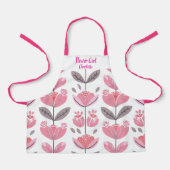 フラワーガールかわいらしスカンジフラワー エプロン (正面)