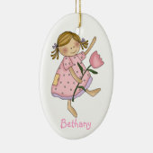 フラワーガールギフトオーナメント セラミックオーナメント (右)