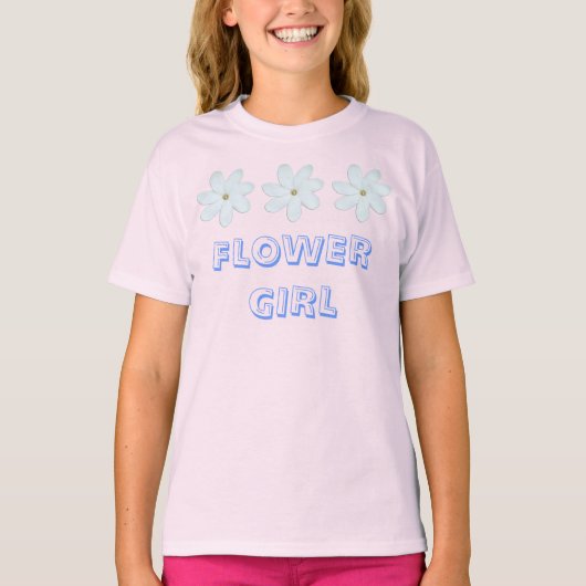フラワーガールシャツ Tシャツ (正面)