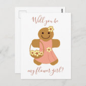 フラワーガールジンジャーブレッド | ポストカード (正面/裏面)