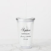 フラワーガールスクリプカスタマイズト アクリルタンブラー (正面)