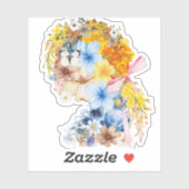 フラワーガールステッカーアート シール (シート)