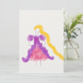 フラワーガールズプリンセスコレクションラプンツェルカード 招待状 (スタンド正面)