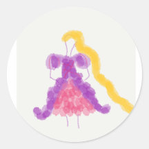 フラワーガールズプリンセスコレクションラプンツェルステッカー