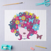 フラワーガールティッシュペーパー 薄葉紙 (クラフト)