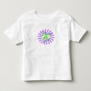 フラワーガールトドラーラフ結婚ルのドレス トドラーTシャツ
