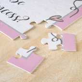 フラワーガールパズル招待状 ジグソーパズル (側面)