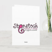 フラワーガールピンク カード (裏面)