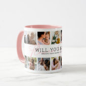 フラワーガールフォトコラージュ マグカップ (正面左)