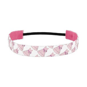 フラワーガールブライダルピンクページャントドレスヘッドバンド アスレチックヘッドバンド