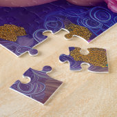 フラワーガールプリンセスインスパイアバイウクライナ文化 ジグソーパズル (側面)