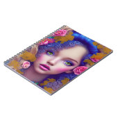 フラワーガールプリンセスインスパイアバイウクライナ文化 ノートブック (左側)