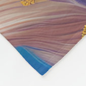 フラワーガールプリンセスインスパイアバイウクライナ文化 フリースブランケット (角)