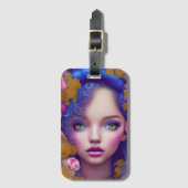 フラワーガールプリンセスインスパイアバイウクライナ文化 ラゲッジタグ (正面縦)
